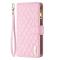 BINFEN BINFEN Galaxy S24 FE Fodral Diamond Multifunktionell Rosa