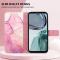  Motorola Moto G62 5G Fodral Marmor Rosa