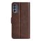  Motorola Moto G62 5G Fodral Magnetisk Stängning Brun