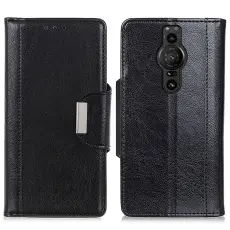  Sony Xperia Pro-I Fodral Pl&aring;nbok Svart