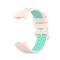  Fitbit Charge 4/3 Silikon Träningsarmband Ljus Rosa/Grön