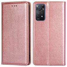  Xiaomi Redmi Note 11 Pro 5G Fodral Vintage Flip Ros&eacute;guld