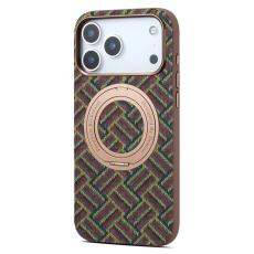 DENIOR DENIOR iPhone 18 Pro / 17 Pro Skal MagSafe Ringstativ Rut M&ouml;nster