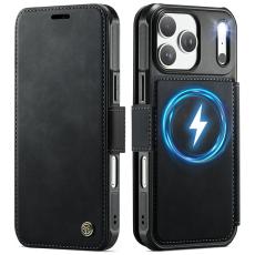 CASEME CASEME iPhone 17 Pro Max Skal RFID Pl&aring;nbok Svart