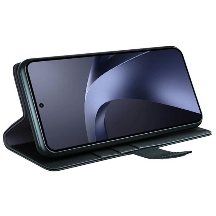Bild 2,  Xiaomi 17T Pro Fodral Premium Split Läder Svart