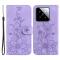  Xiaomi 14 Fodral Blommigt Tryck Lila