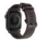 DUX DUCIS DUX DUCIS Apple Watch 42/44/45/46/49 mm Klockarmband Äkta Läder Mörk Brun