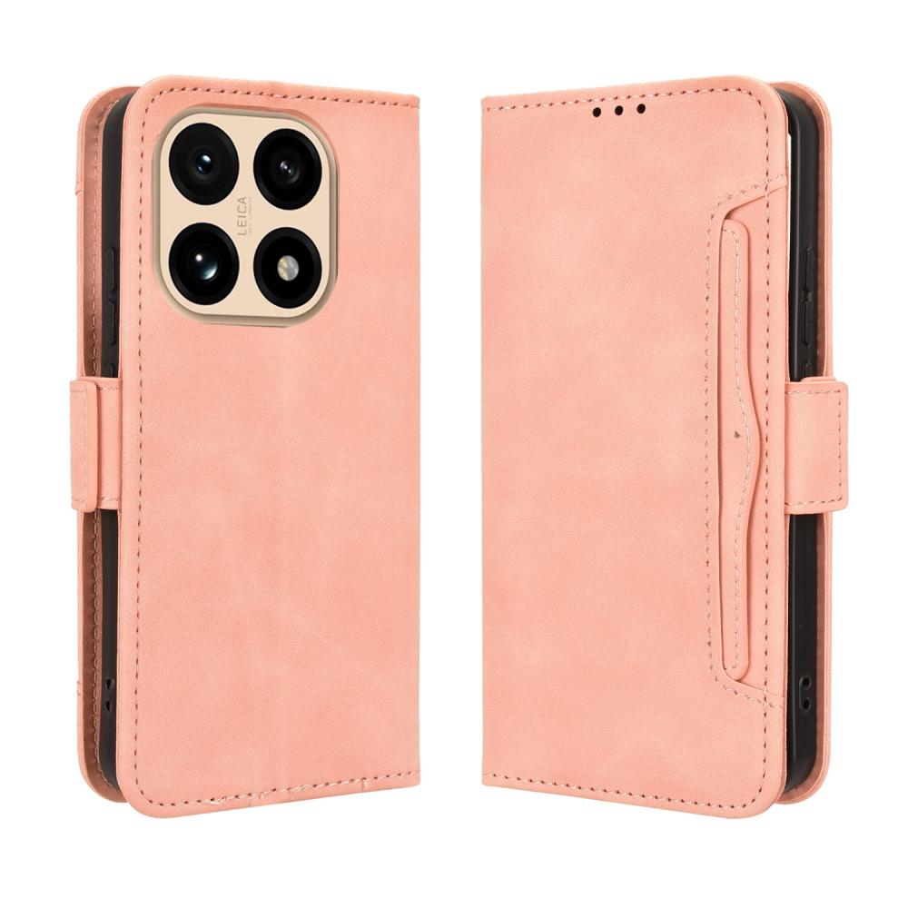  Xiaomi 15T Fodral Med Avtagbart Kortfack Rosa