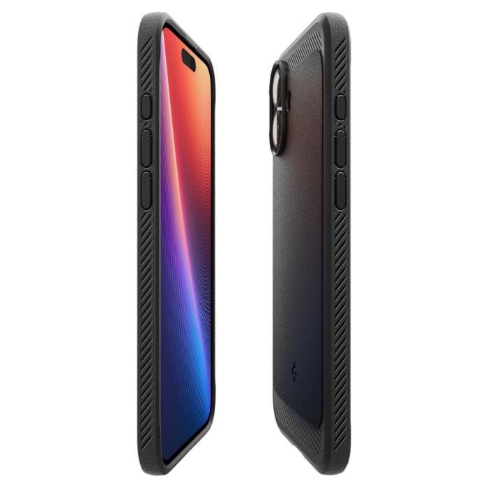 Bild 6, Spigen Spigen iPhone 16 Skal MagSafe Mag Rugged Armor Matt Svart