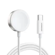 JOYROOM Joyroom Apple Watch Tr&aring;dl&ouml;s Induktion Laddare 1.2m USB-C Vit