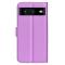  Google Pixel 8 Fodral Litchi Textur Lila