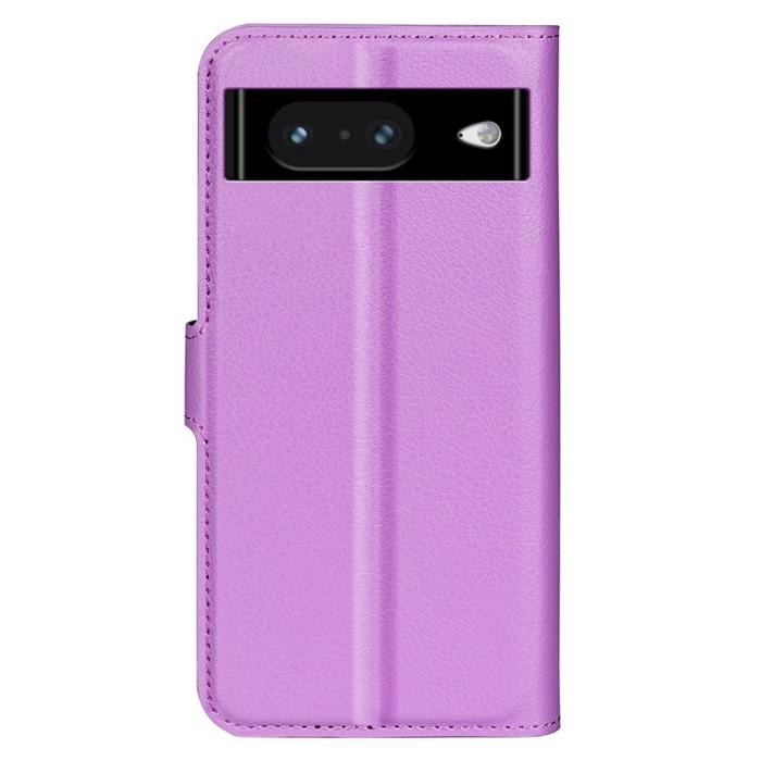 Bild 6,  Google Pixel 8 Fodral Litchi Textur Lila