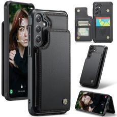 CASEME CASEME Samsung Galaxy S25 Skal RFID Kickstand Svart