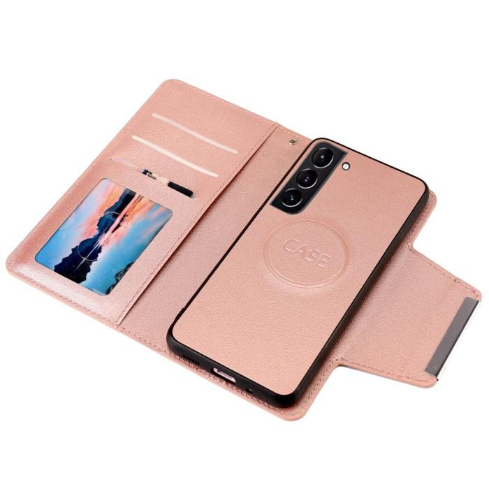 Bild 3,  Samsung Galaxy S23 2in1 Magnet Fodral Roséguld