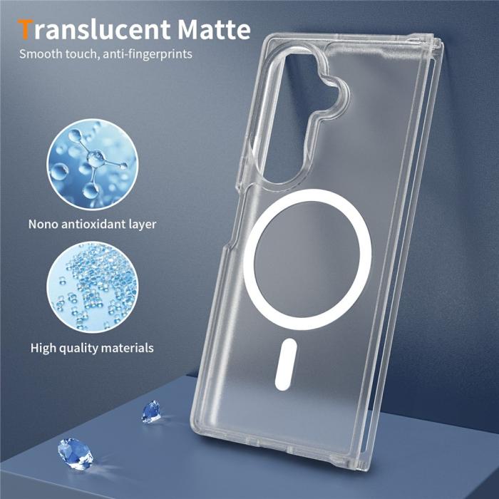 Bild 4,  Samsung Galaxy Z Fold 8 Ultra Skal MagSafe TPU Transparent