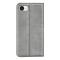  iPhone 17e / 16e Fodral Flip Skin Touch Grå