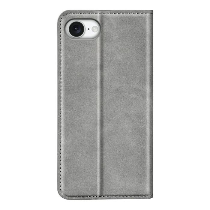 Bild 6,  iPhone 17e / 16e Fodral Flip Skin Touch Grå