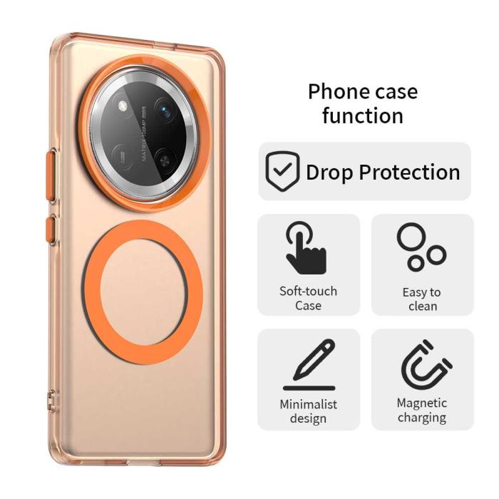 Bild 2,  Honor Magic7 Lite Skal MagSafe Hybrid Orange