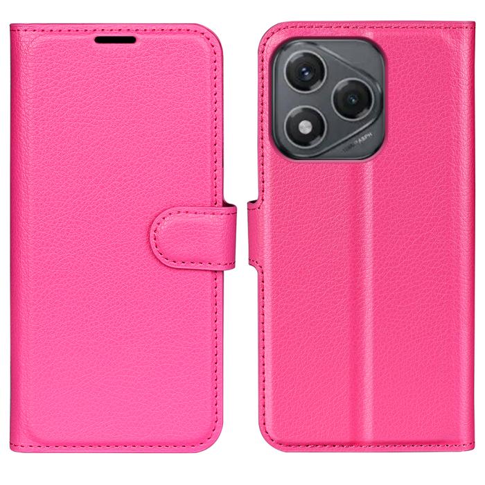 Bild 5,  Honor 400 Smart Fodral Litchi Läder Rosa