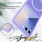  Samsung Galaxy Z Flip 7 Skal MagSafe Skin Touch Lila