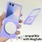  Samsung Galaxy Z Flip 7 Skal MagSafe Skin Touch Lila