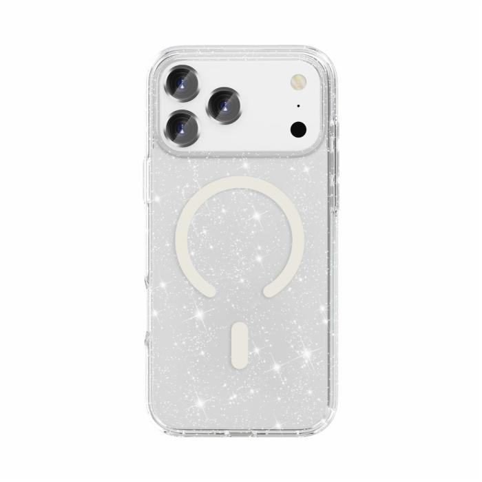 Bild 6,  iPhone 17 Pro Max Skal MagSafe Glitter Transparent