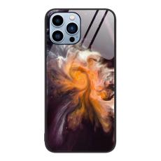  iPhone 15 Pro Skal Marmor H&auml;rdat Glas Typhoon