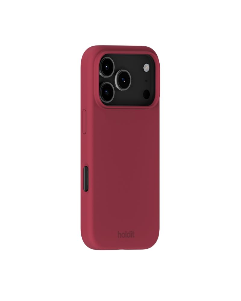 holdit holdit iPhone 17 Pro Mobilskal Silikon Red Velvet