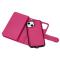  iPhone 13 Mini - 2in1 9-korts Magnet Fodral / Skal - Rosa