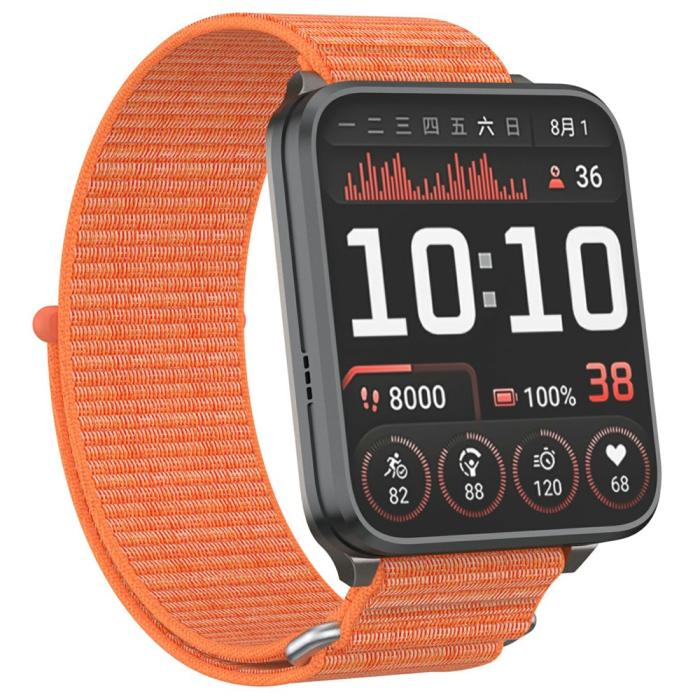 Bild 3,  Garmin Venu X1 Armband Nylon Loop Orange