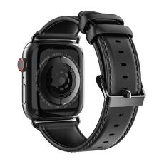 DUX DUCIS DUX DUCIS Apple Watch 38/40/41/42 mm Klockarmband &Auml;kta L&auml;der Svart
