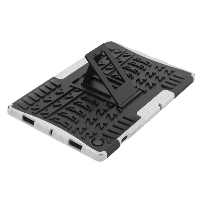 Bild 6,  Samsung Galaxy Tab A8 10.5 (2021) Skal Rugged Kickstand Armor Vit