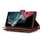  Samsung Galaxy S22 Ultra Fodral Multifunktionellt Brun