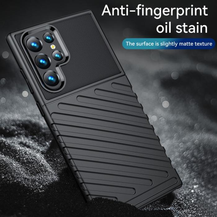Bild 5,  Samsung Galaxy S22 Ultra Skal Twill Textur Svart
