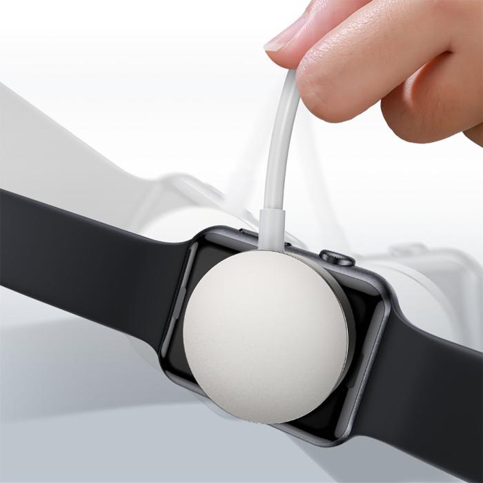 Bild 4, JOYROOM Joyroom Apple Watch Trådlös Induktion Laddare 1.2m USB-C Vit