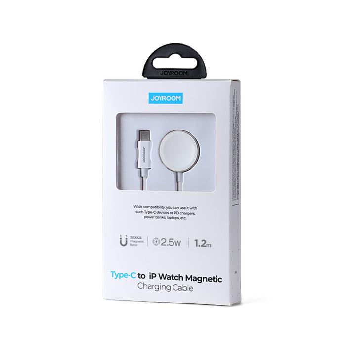Bild 6, JOYROOM Joyroom Apple Watch Trådlös Induktion Laddare 1.2m USB-C Vit