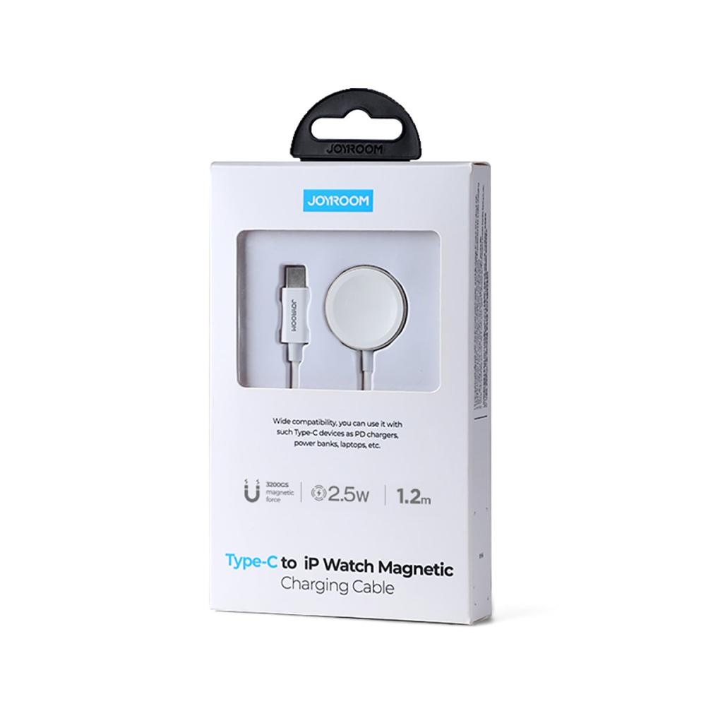 JOYROOM Joyroom Apple Watch Trådlös Induktion Laddare 1.2m USB-C Vit