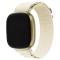  Fitbit Versa 4/Sense 2 Armband Justerbar Nylon Off White