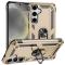  Samsung Galaxy S25 Skal Armor Ring Hybrid Guld