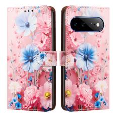  Google Pixel 9 Pro XL/10 Pro XL Fodral Med M&ouml;nster Blommor
