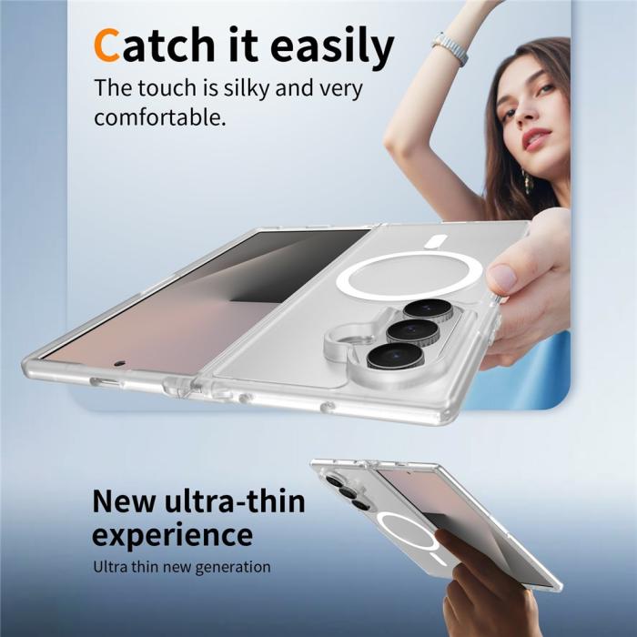 Bild 5,  Samsung Galaxy Z Fold 8 Ultra Skal MagSafe TPU Transparent