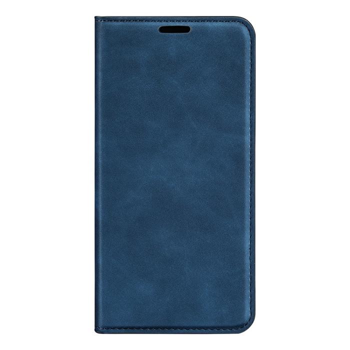 Bild 5,  iPhone 17e / 16e Fodral Flip Skin Touch Blå