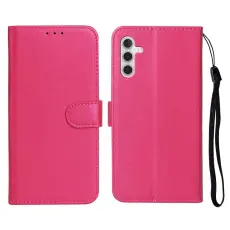  Samsung Galaxy S25 FE Fodral L&auml;der Rosa