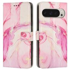  Google Pixel 10 Pro XL / 9 Pro XL Fodral Marmor Ros&eacute;guld