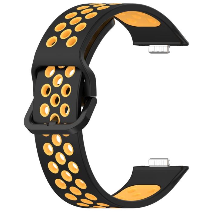 Bild 2,  Huawei Watch Fit 3 Sportarmband Dual-Color Svart/Orange