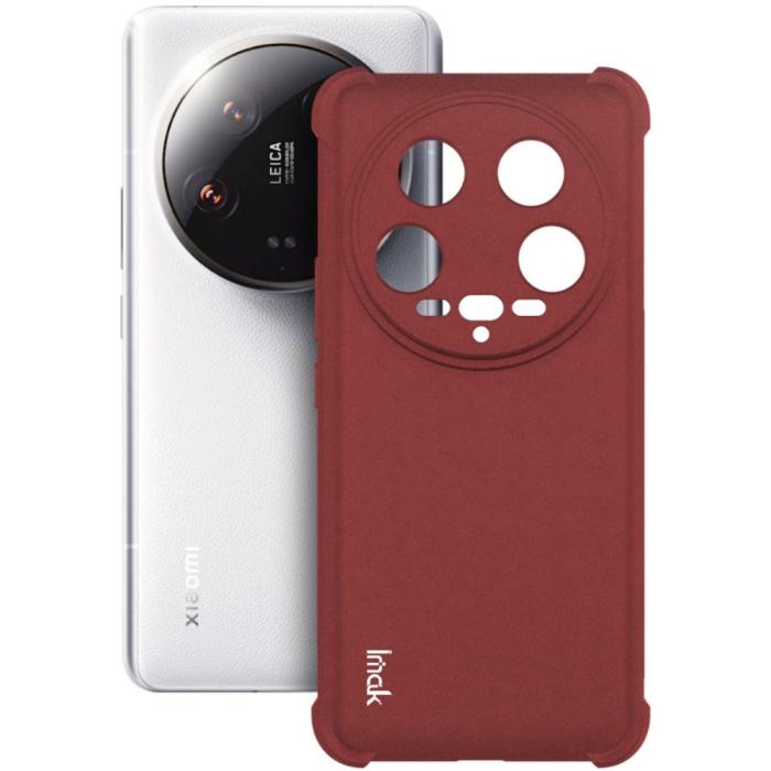 Bild 2, IMAK IMAK Xiaomi 14 Ultra Skal TPU AirBag Hörn Matt Röd