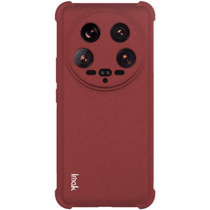 Bild 4, IMAK IMAK Xiaomi 14 Ultra Skal TPU AirBag Hörn Matt Röd