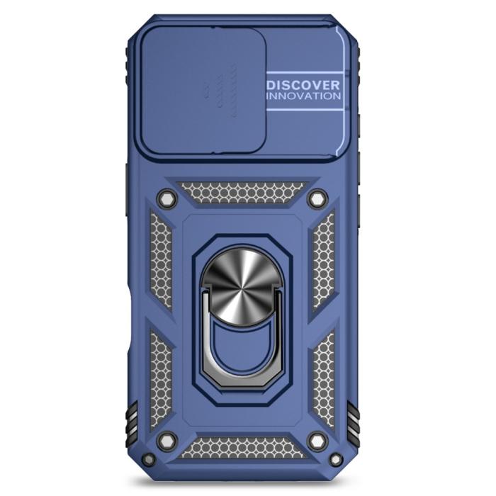 Bild 2,  iPhone 16 Pro Skal CamShield Ring Hybrid Blå