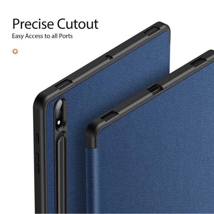 Bild 6, DUX DUCIS DUX DUCIS Galaxy Tab S9 Plus Fodral DOMO Tri-Fold Blå