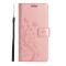  Samsung Galaxy S26 Ultra Fodral Med Blommigt Tryck Roséguld